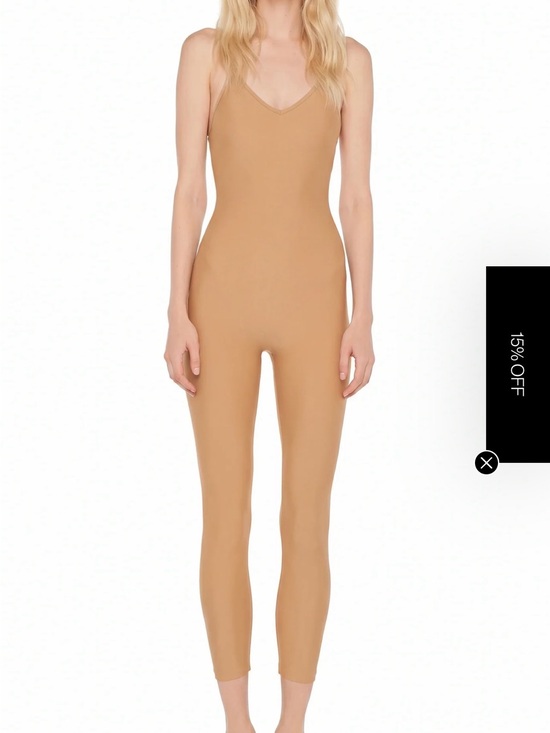 Norma Kamali Pants - Norma Kamali Sleek Nude One-Piece Jumpsuit